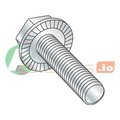 Newport Fasteners #8-32 Hex Head Cap Screw, Zinc Plated Steel, 1/4 in L, 10000 PK 801846